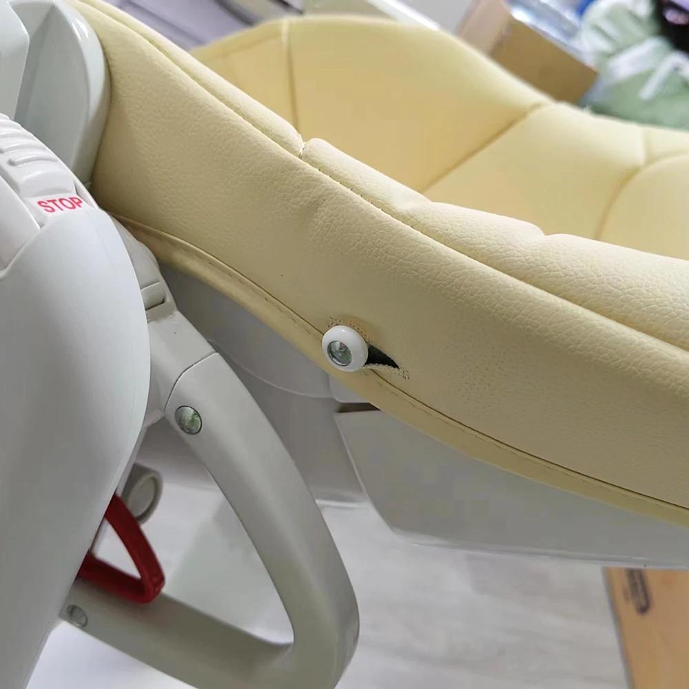 Juste en cuir PU pour chaise haute de bébé, coussin de siège pour chevilles, chaise haute de la séri