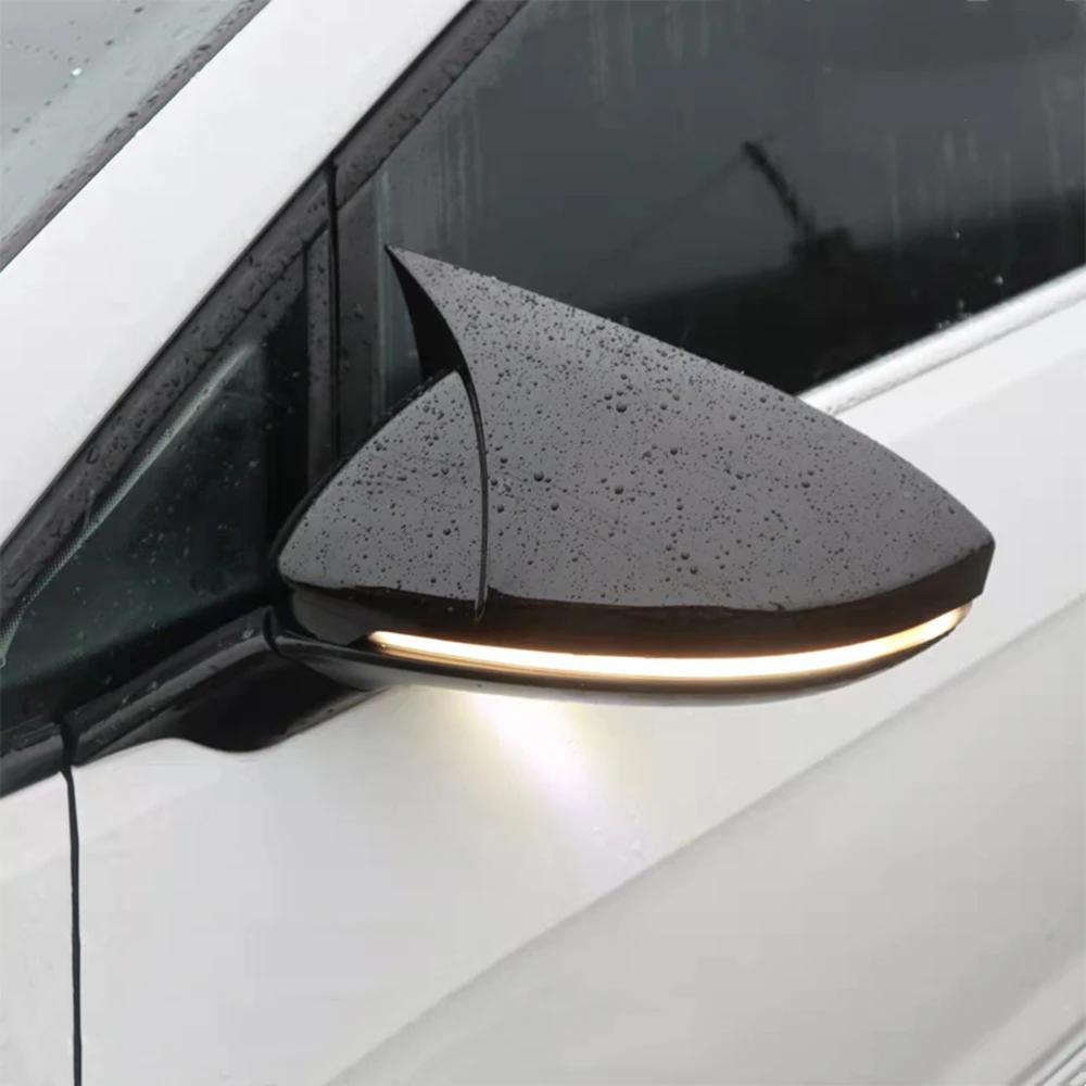 Couvercle de rétroviseur latéral noir brillant, 2 pièces, pour VW, Volkswagen Jetta GLI 2019 2020 20