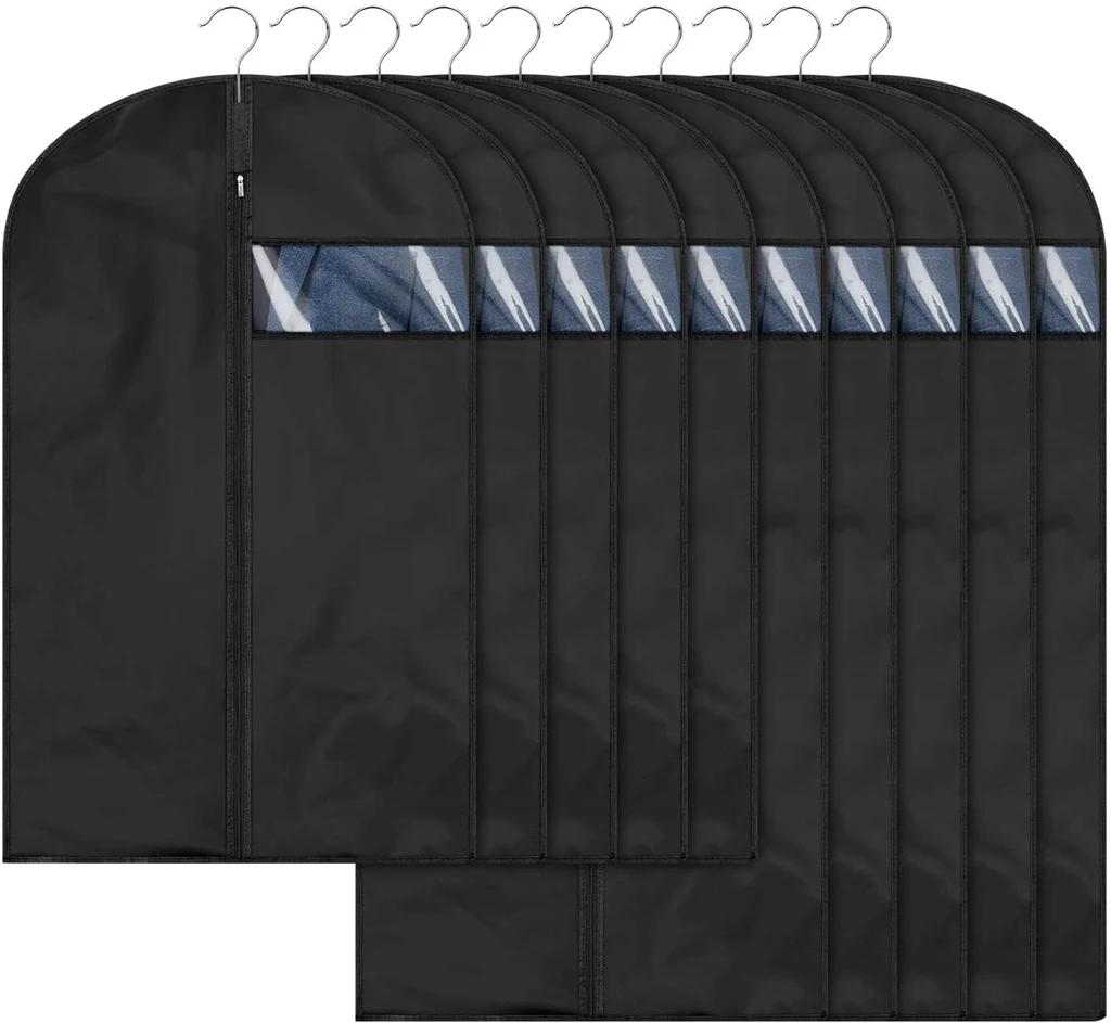 Vêtements imperméables housse anti-poussière manteau costume robe protecteur suspendus sacs à vêteme
