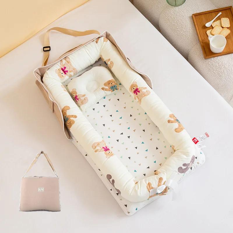 Nouveau berceau de voyage pliable pour bébé, lit d'appoint avec sac de transport pour nouveau-nés, l