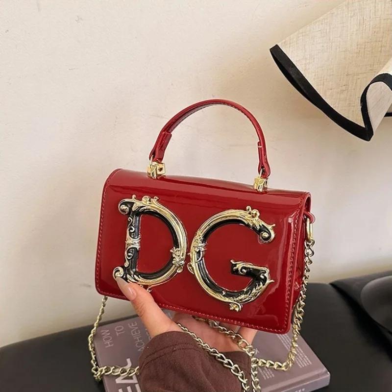 Sac bandoulière élégant en cuir pour femme, sac à langer de luxe de créateur, grande capacité, style