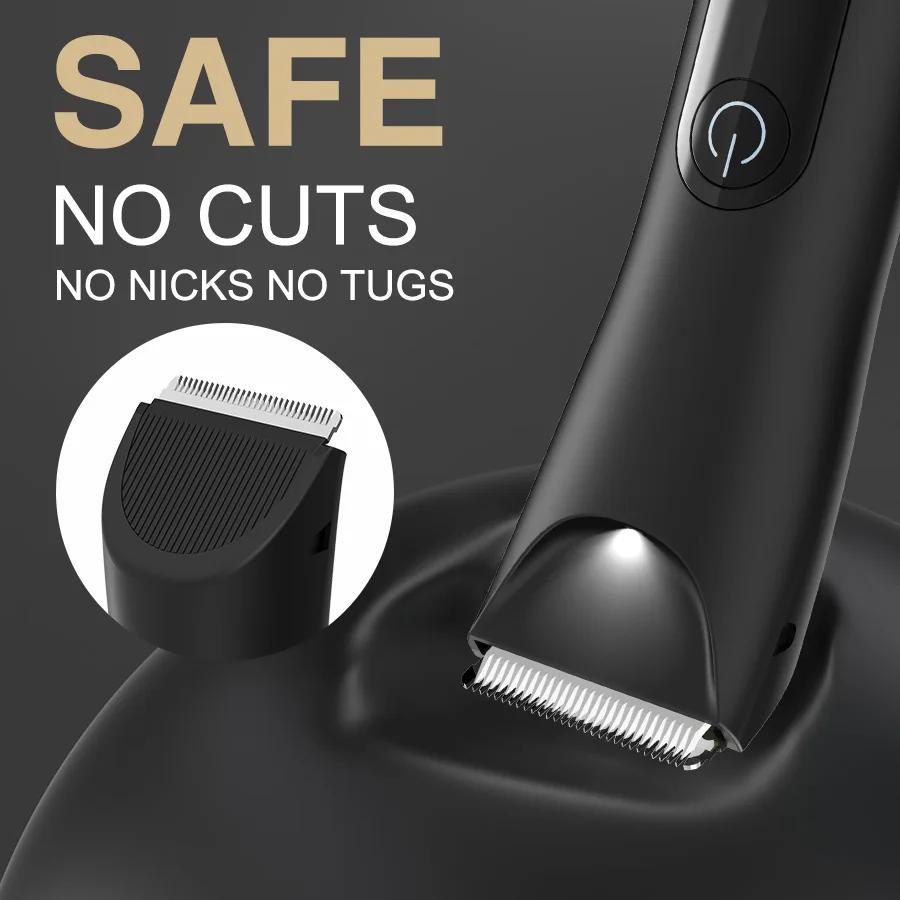 Tondeuse d'aine et de corps tout-en-un pour hommes – Kit de toilettage pour les privés, rasoir de pr