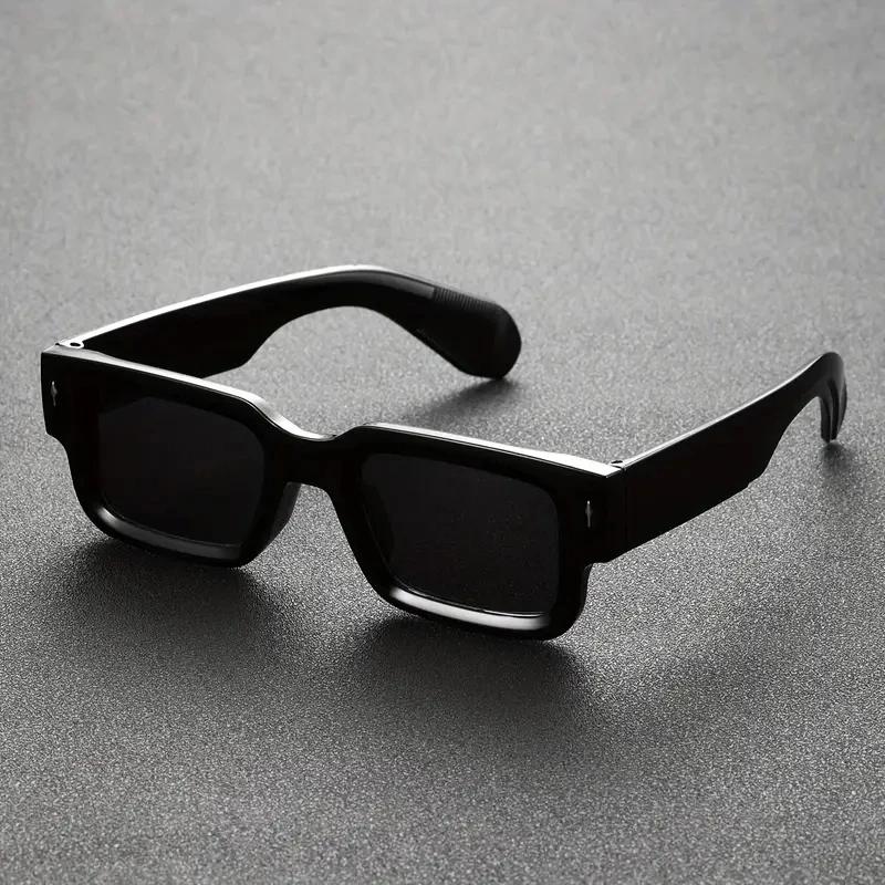 Lunettes unisexes à monture carrée en plastique, Style Simple et décontracté, à la mode, adaptées à 