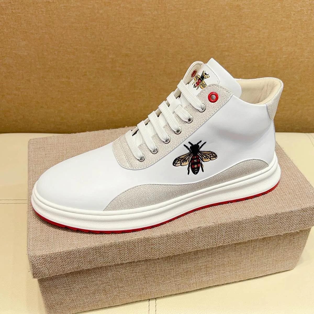 Chaussures de sport d'aviation en cuir véritable pour hommes, baskets à lacets, chaussures de course