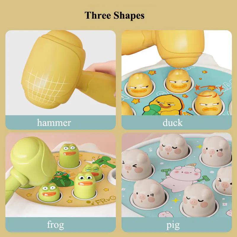 Jeu d'apprentissage Montessori pour bébé, canard, grenouille, over, cadeau de puzzle, tout-petit, ga