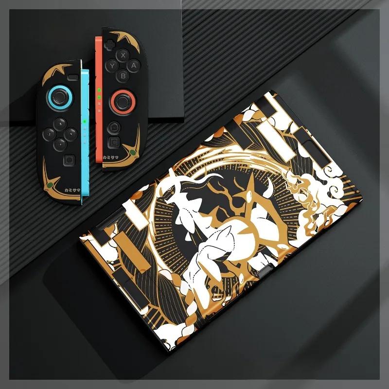 Étui Gengar de dessin animé pour Console de jeu Nintendo Switch 2/NS Oled, conception de Type fendu 