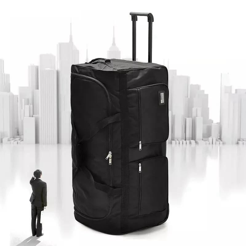 32 "40" pouces grande capacité chariot bagages bagages roulants étanche Oxford sac polochon sac à ro