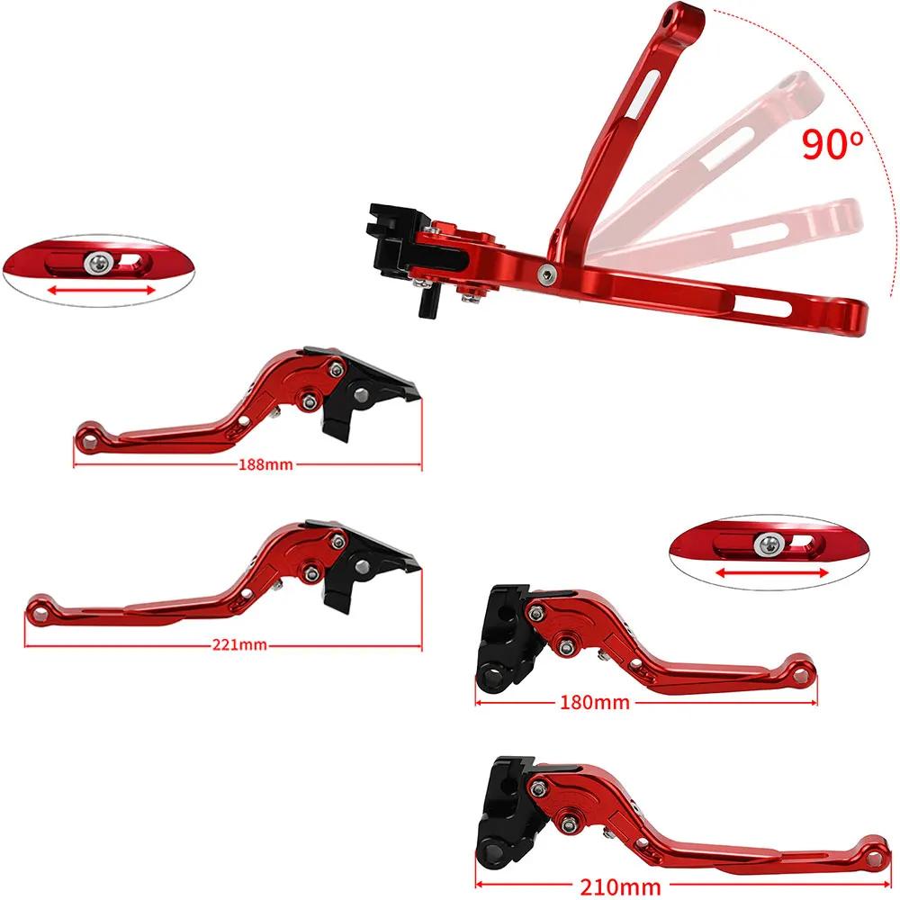 Leviers d'embrayage de frein de moto guidon extrémités de la poignée poignées pour Honda CB1000R 200