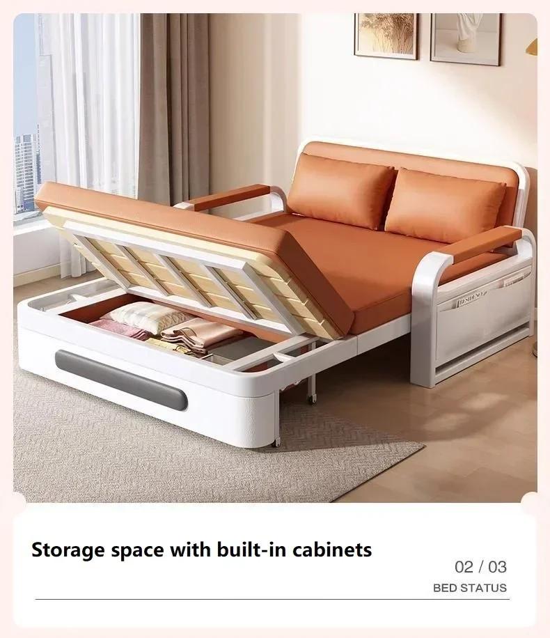 Canapé pliable frais pour la maison, ensemble de meubles de lit pliable, meubles de salon, lit minim