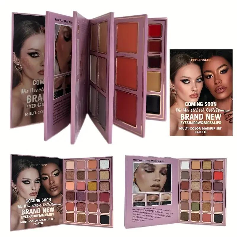 Palette de fards à paupières à paillettes, 78 couleurs, mat, imperméable, Collection de fards à paup