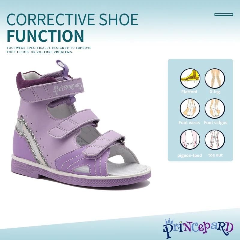Rosa epard-chaussures orthopédiques 4 roues motrices, sandales montantes pour tout-petits et enfants