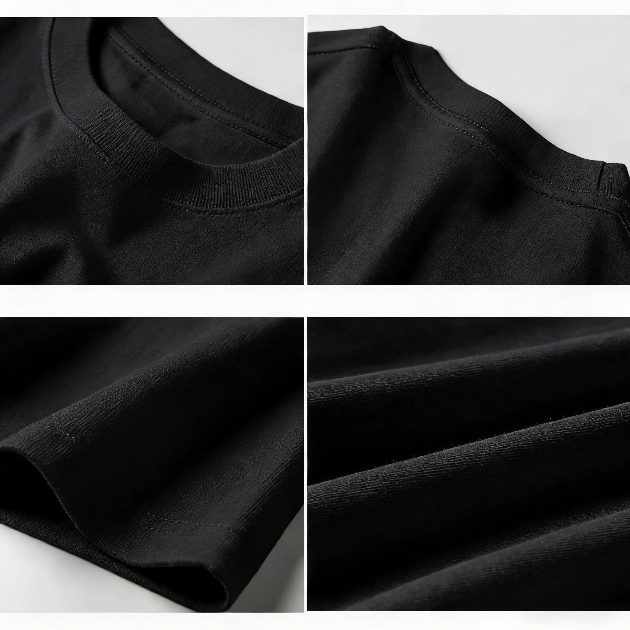 T-shirt d'été noir à manches courtes Paris 2026 – Style décontracté, col rond, imprimé, coupe ample,