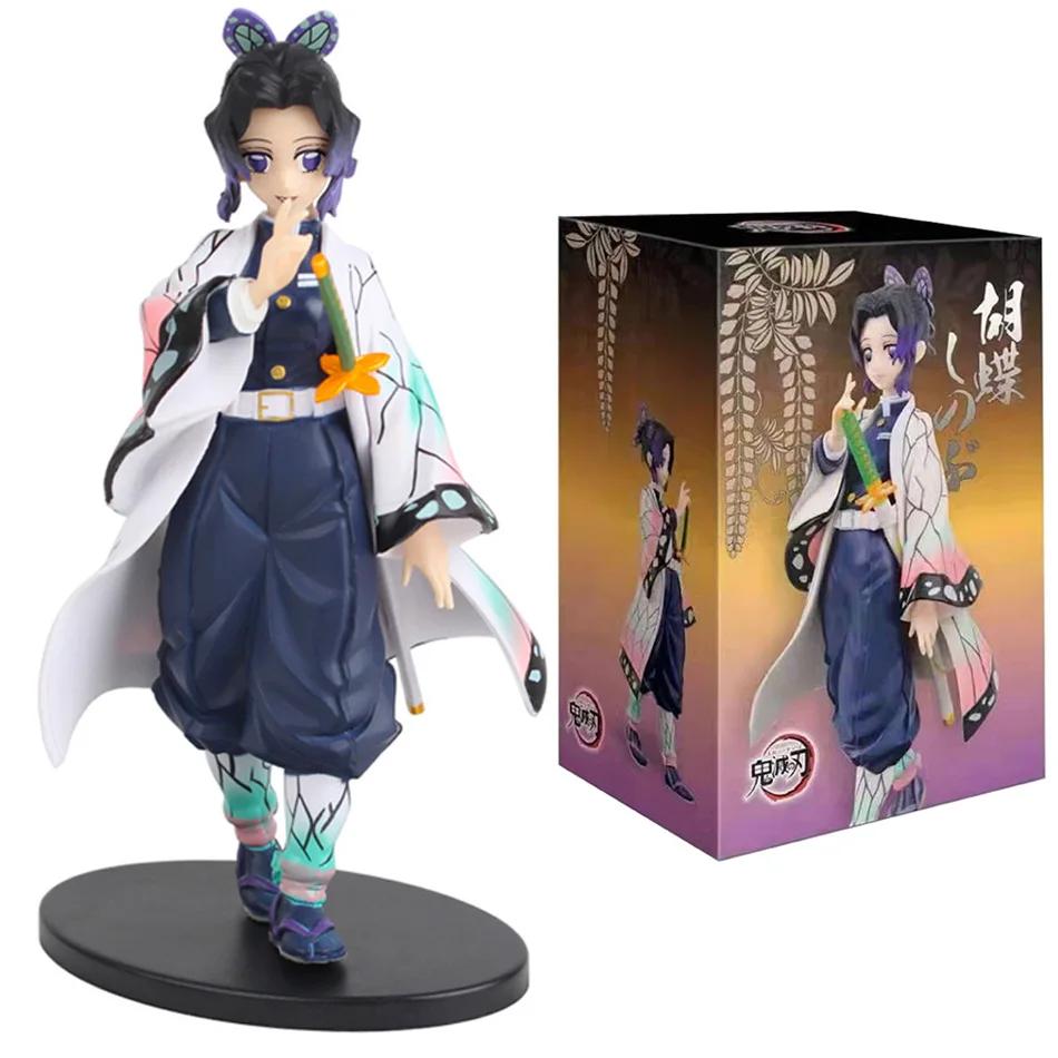 Figurine de dessin animé Demon Slayer Kimetsu no Yaiba, 15cm, Nezuko Tanjirou Mitsuri Shinobu Zenits
