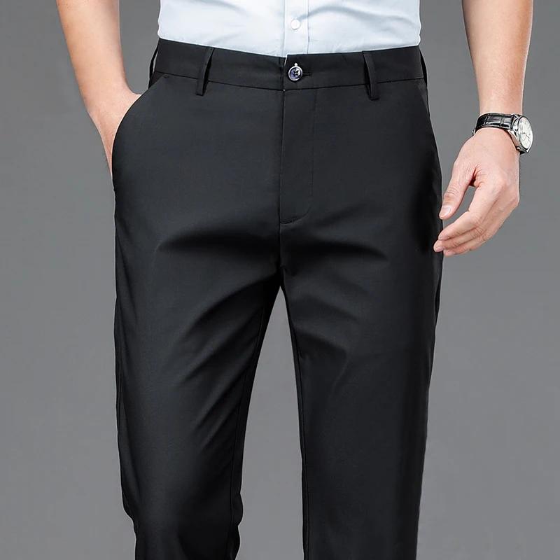 Pantalon décontracté intelligent pour hommes, extensible, sport, séchage rapide, pleine longueur, dr