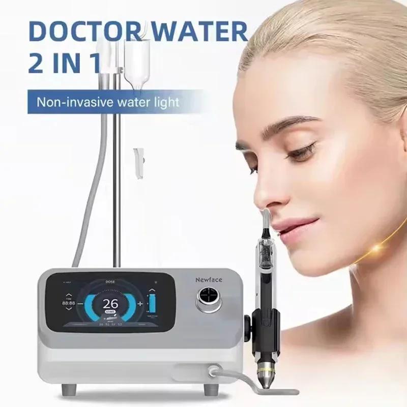 Pistolet d'injection d'eau haute pression 2 en 1, Machine de nettoyage du visage à Jet d'oxygène pou