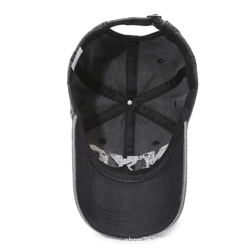 Nouvelle Arrivée Casquette de Baseball Vintage à Grande Lettre NYC pour Hommes en Coton Lavé Printem