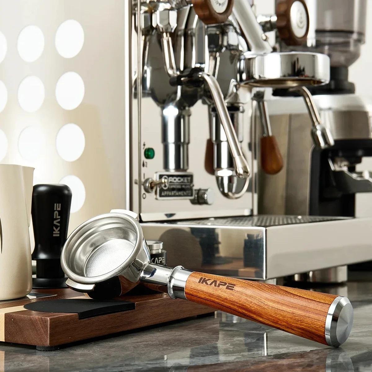 IKAPE – porte-filtre sans fond, pour Delonghi/Barsetto/Berivlle/Lamarzocco/Welhome/Flair58/ECM/Lelit