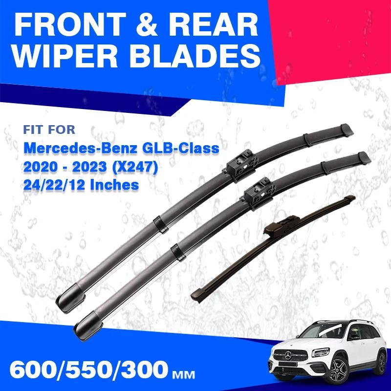 Balais d'essuie-glace avant et arrière, accessoires pour Mercedes Benz GLB X247 2019 – 2024, GLB180 
