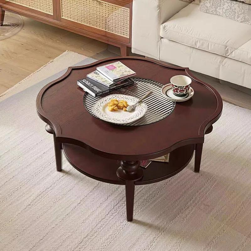 Table basse Unique à la mode Glam avec rangement chambre Table basse minimaliste Table De Salon mode