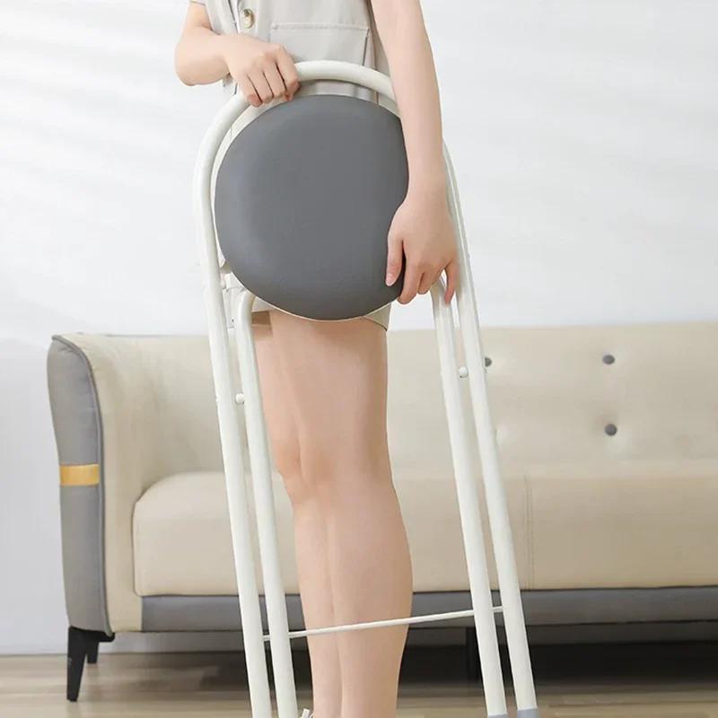 Repose-pieds haut de bar pliable, chaise de comptoir de café moderne, tabouret à dossier périphériqu