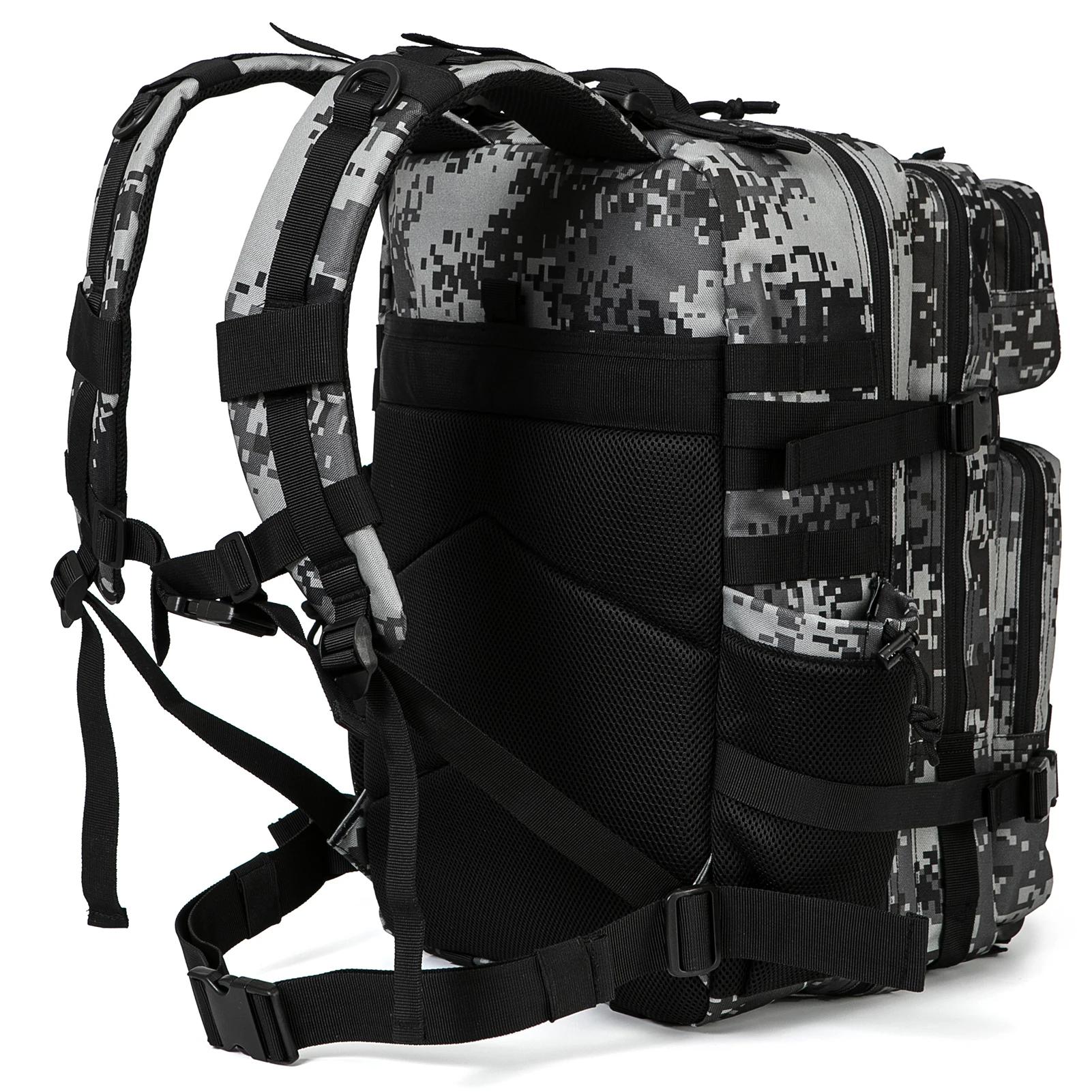 45L sac à dos tactique sac de survie chasse MOLLE sac à dos GYM pour hommes EDC randonnée en plein a