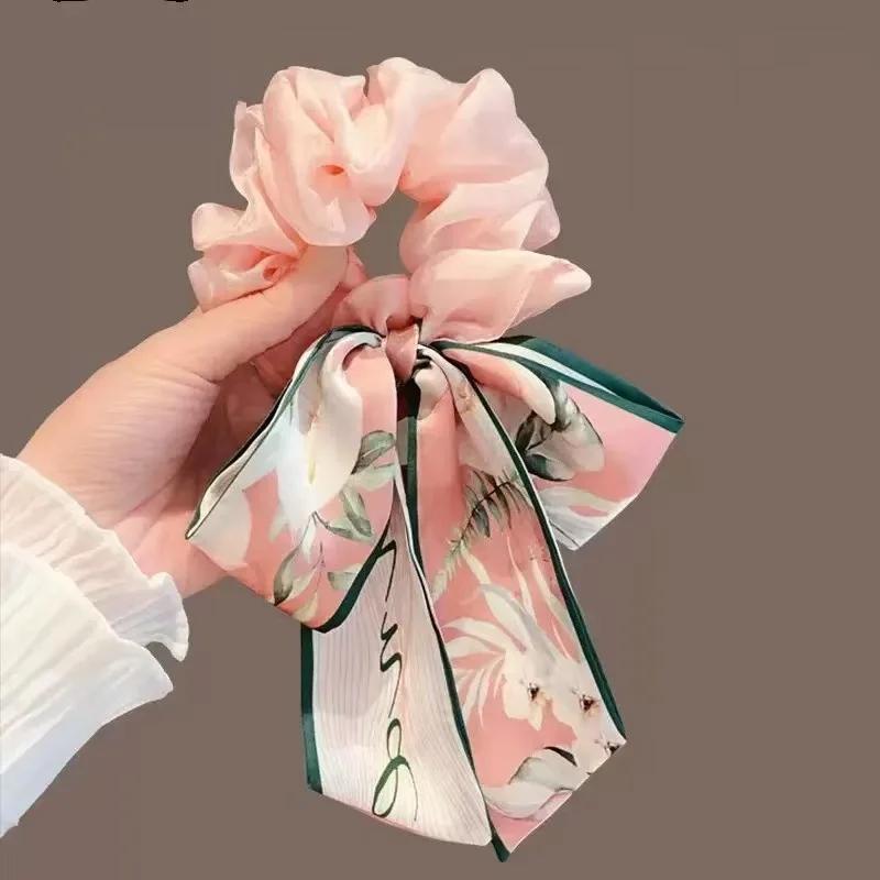 Ruban pour cheveux avec nœud pour femmes, 1 pièce, bandeau flottant, anneaux pour gros intestin, sen