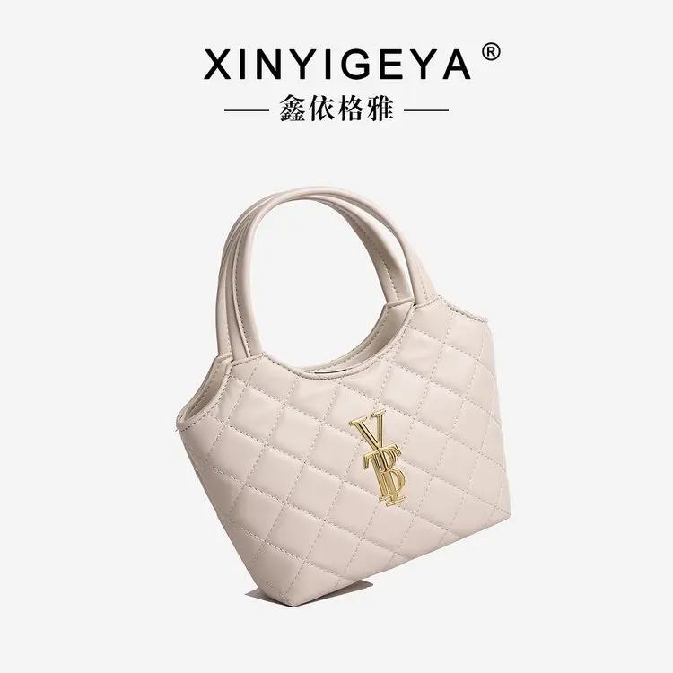 Sac fourre-tout de luxe en cuir élégant pour femme, grande capacité, couleur unie, idéal pour le quo