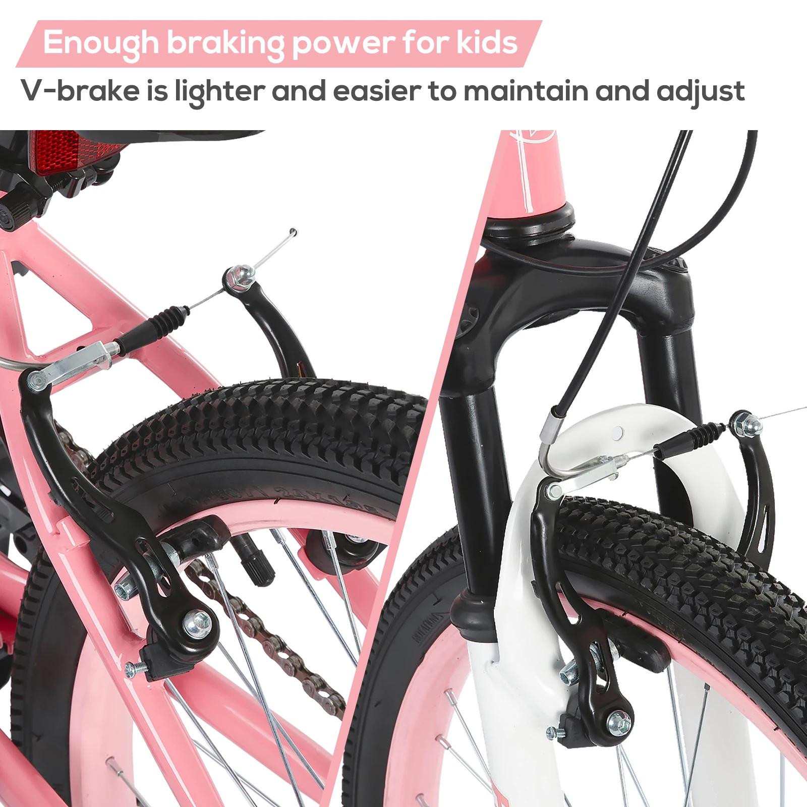 Hiland 24 pouces VTT pour enfants âge 7, fourche à suspension avant vélos pour enfants pour garçons 