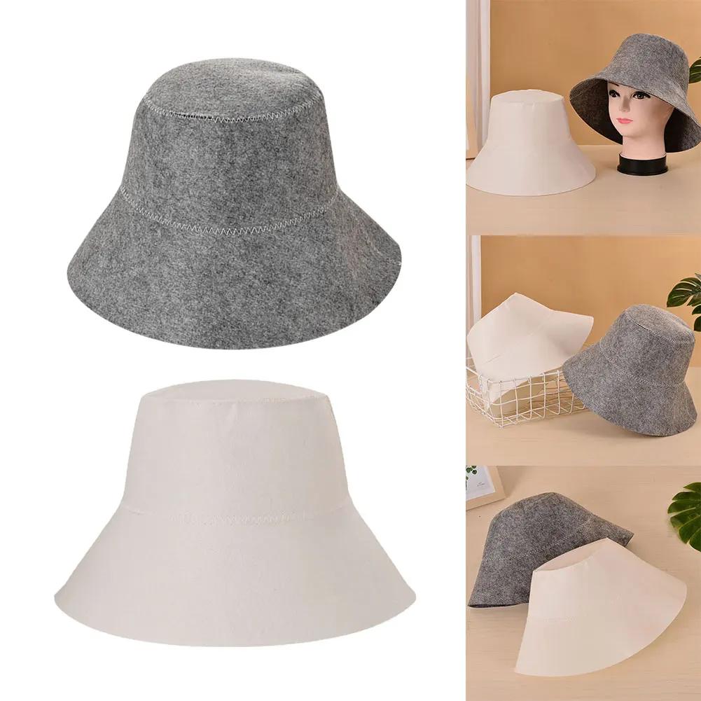 Chapeau de Sauna en feutre Anti-chaleur, casquette russe épaisse en feutre de laine, bonnet de douch