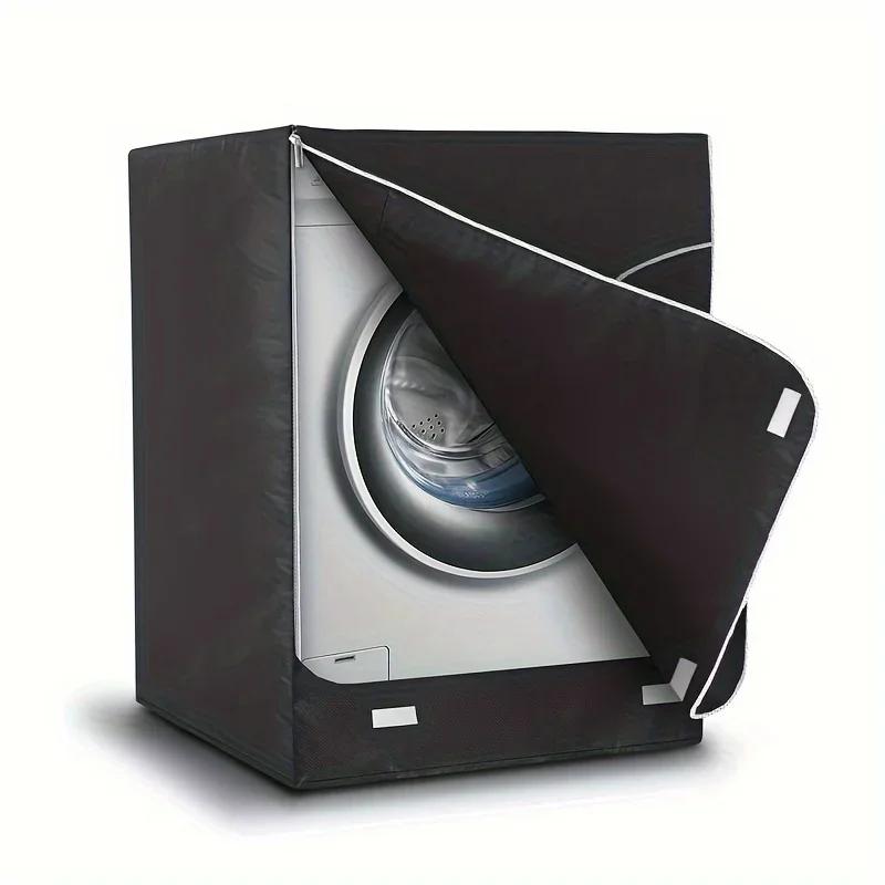 Housse de lave-linge, housse de lave-linge et sèche-linge imperméable Oxford robuste 420D, chargemen