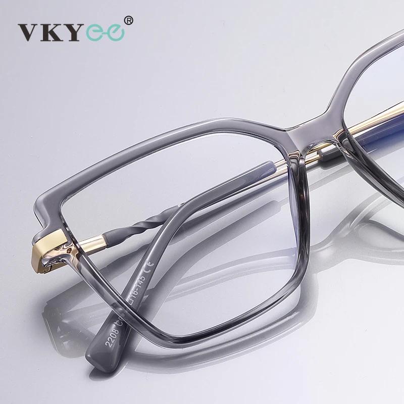 VICKY Design Simple à la mode grand cadre Anti-lumière bleue lunettes femmes lunettes de lecture per