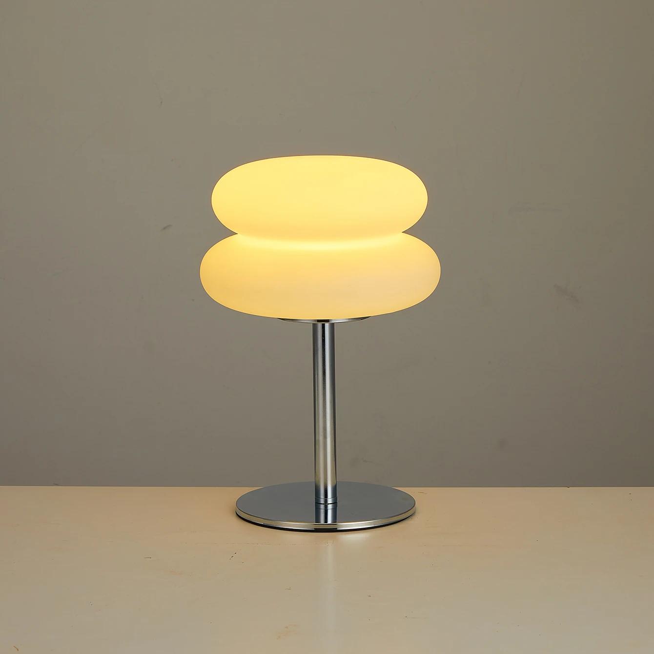 Bauhaus lampe de table abat-jour en plastique chambre chevet salon lampe champignon nordique 9 nivea