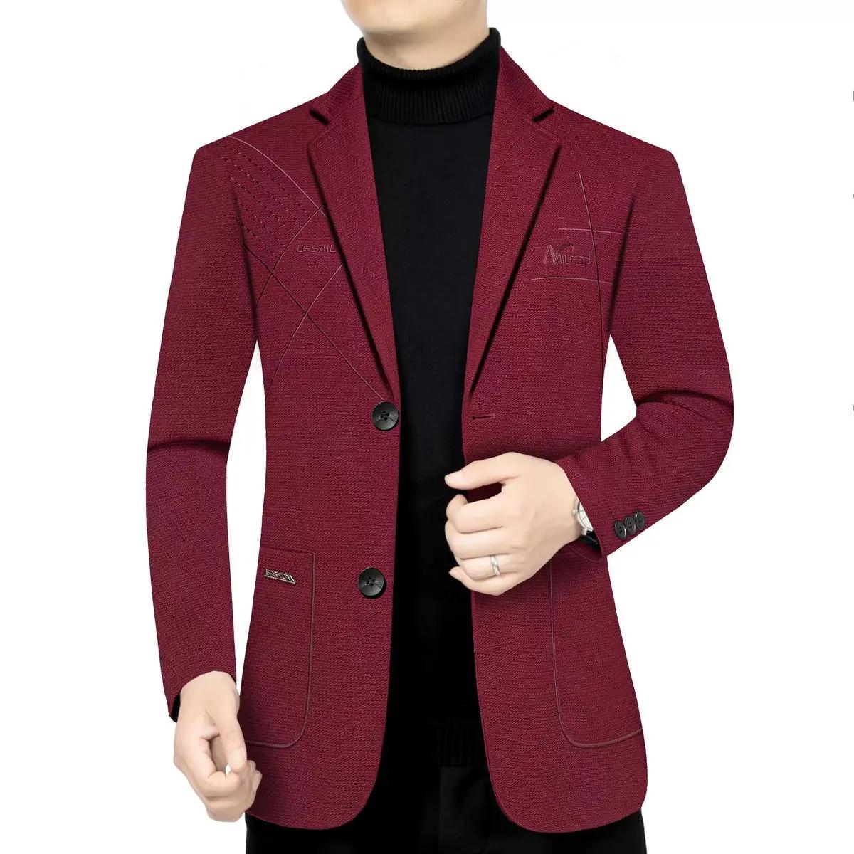 Les vestes de costume décontractées haut de gamme pour hommes pour le printemps et l'automne sont po
