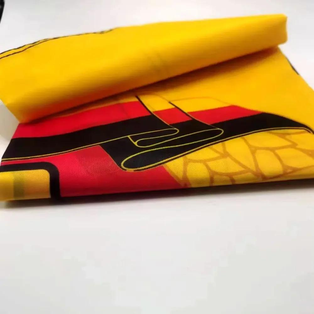 Drapeau de la république démocratique allemande, bannière d'Allemagne de l'est, 90x150cm, en Polyest