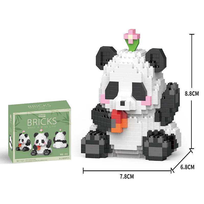Mini Animal de Style Chinois à Assembler Soi-Même, Briques de Construction, Modèle Créatif, pour Gar