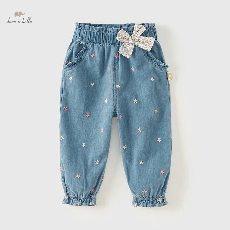 MAC-Pantalon en denim pour enfant, mode automne, décontracté, doux, mignon, extérieur, DB3242342