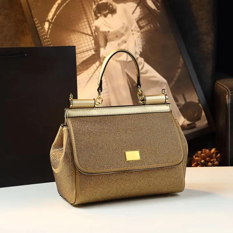 Concepteur de luxe flambant neuf de haute qualité diamant chaud mode sac à main femmes épaule sac à 