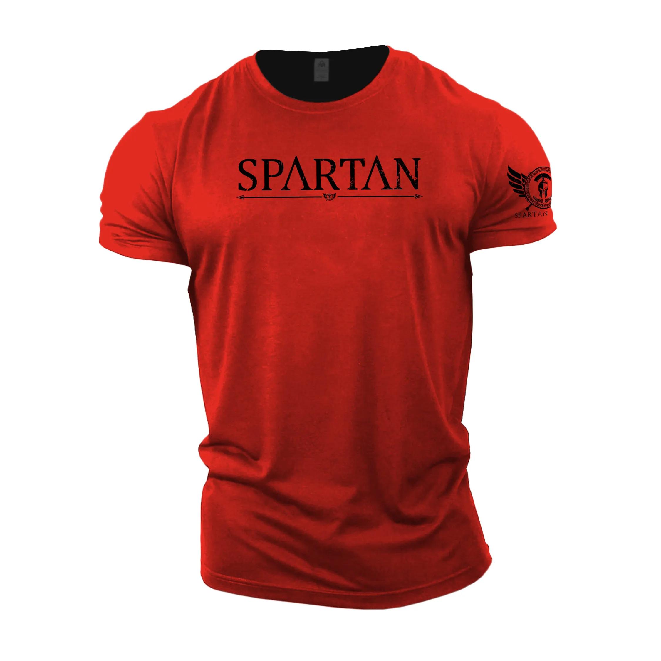 T-shirts spartiates rétro pour hommes, vêtements d'été Y2K à manches courtes, hauts décontractés, co