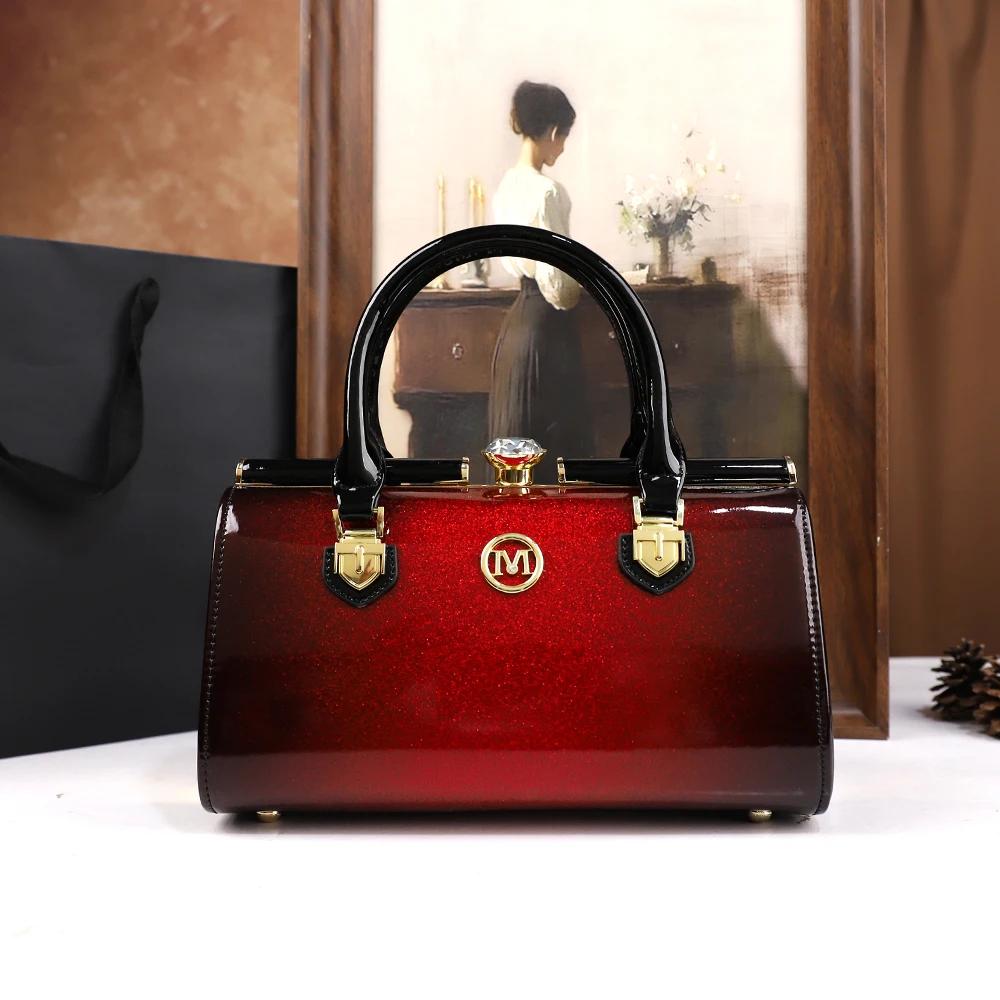 2025 Nouvelle taie d'oreiller, sac pour femme, épaule à main, diamant d'eau, dame d'âge moyen, sac p