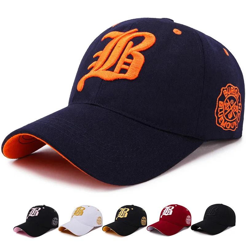 Casquette de baseball pour hommes et femmes, chapeau d'été en coton brodé, casquette Hip-Hop, chapea