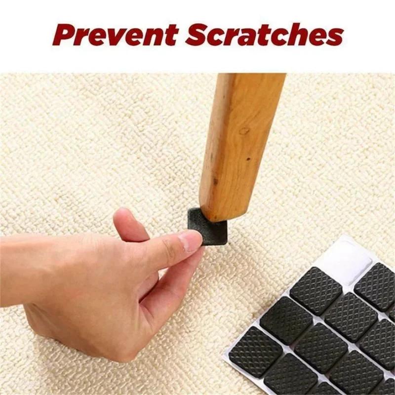 Coussinet de protection en caoutchouc pour pieds de meubles, antidérapant, Flexible, à la mode, pour