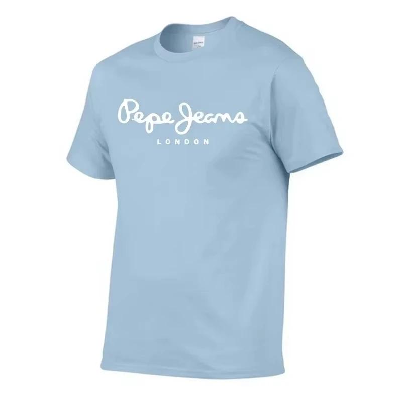 Nouveau T-shirt Pepe Jeans London Logo 2026, T-shirt d'été pour homme à manches courtes, tendance et