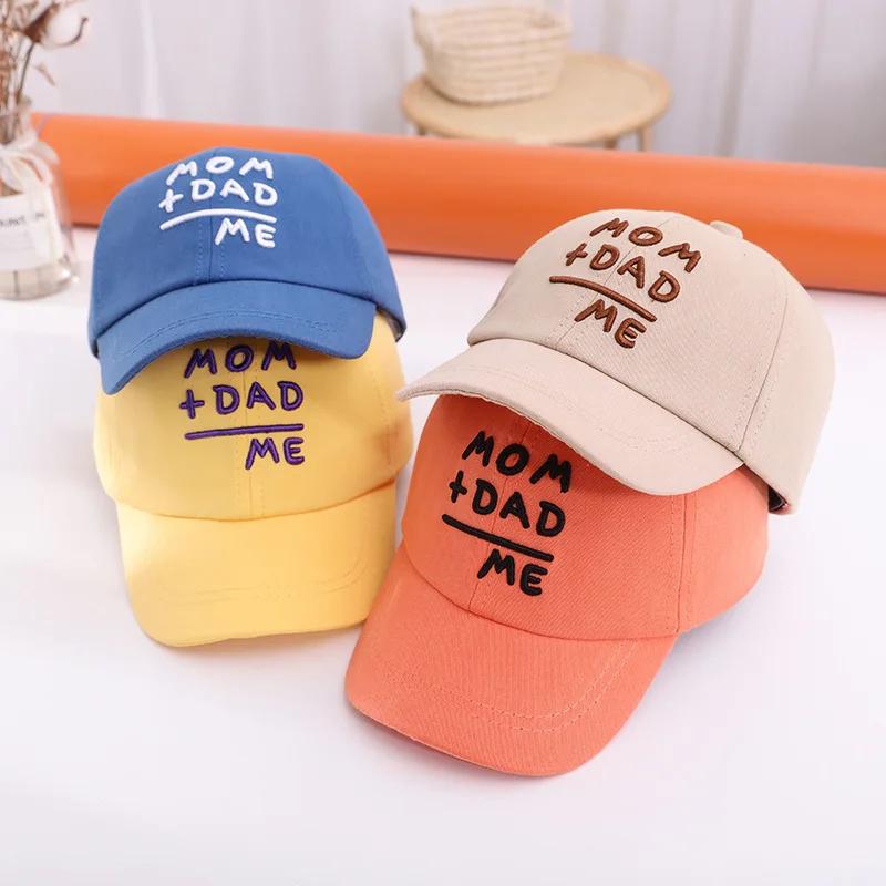 Casquette de baseball pour bébé, couleur unie, réglable, en coton, avec visière, pour enfants, garço