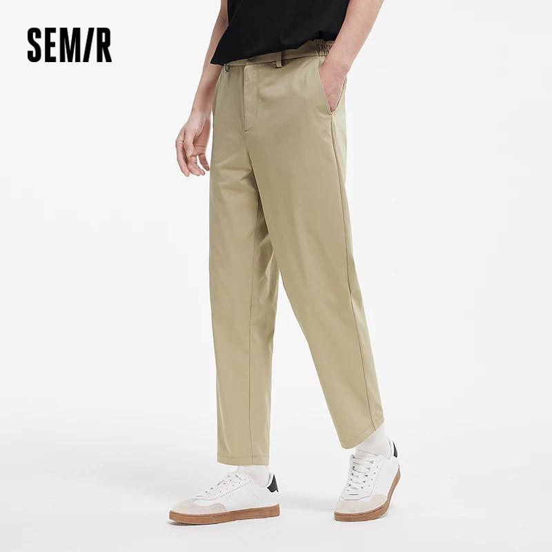 Semir pantalon à jambe droite hommes 2025 été nouveau polyvalent tenue décontractée pantalon hommes 