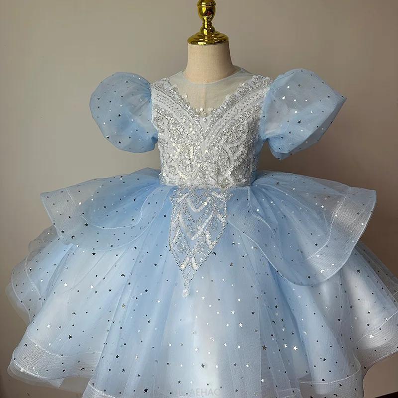 Robe de Soirée d'Anniversaire pour Adolescentes, Tenue de Princesse, Robe de Piano, Robe de Demoisel