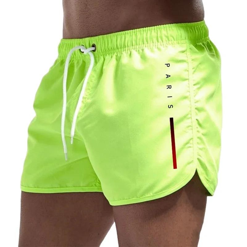 Shorts de plage imprimés pour hommes, décontractés, séchage rapide, pour le surf, la natation, le jo