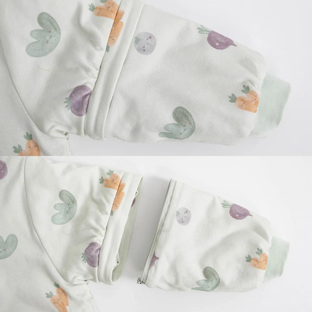 Sac de couchage pour bébé de 6 mois à 4 ans avec manches amovibles, design à jambes séparées, sacs d