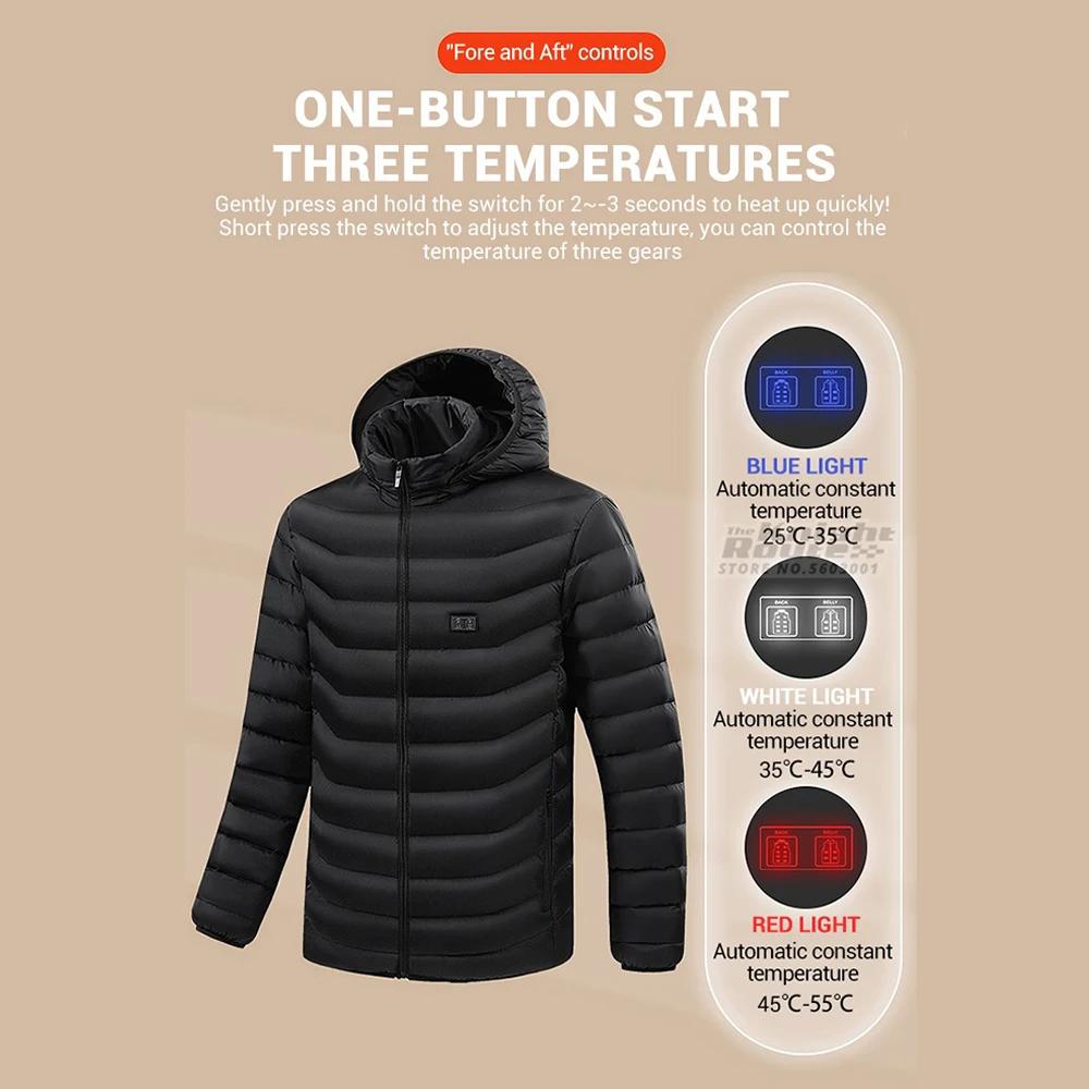 21 zones veste chauffante hiver hommes femmes veste de moto USB veste chauffante électrique gilet ch