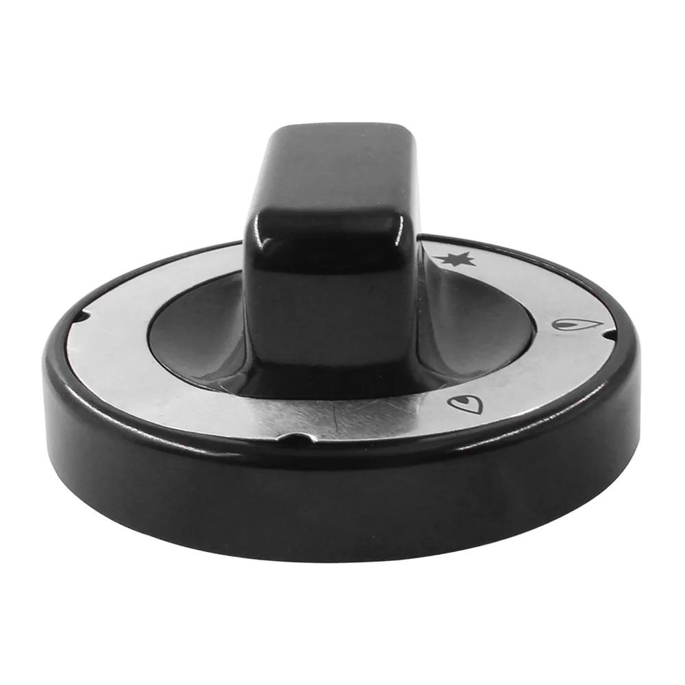 Cuisine commerciale de restauration cuisinière à gaz pièces de cuisinière bouton noir table de cuiss
