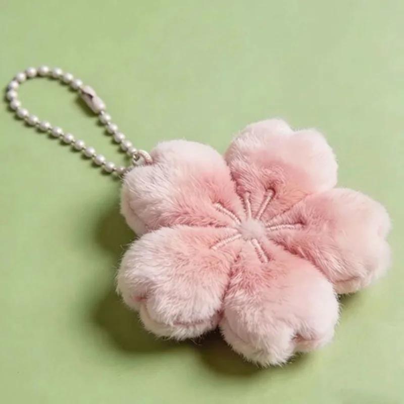 Nouvelle série Sakura 2026 : Pendentif porte-clés en peluche réconfortant, cadeau mignon pour fille,